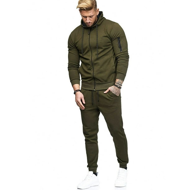 Mens Casual Patchwork Sweatshirt Pullover Top Pants Sets Autumn Winter Long Sleeve Sports Suit Tracksuit M-2XL Mens Casual Patchwork Sweatshirt Pullover Top Pants Sets Autumn Winter Long Sleeve Sports Suit Tracksuit M-2XL